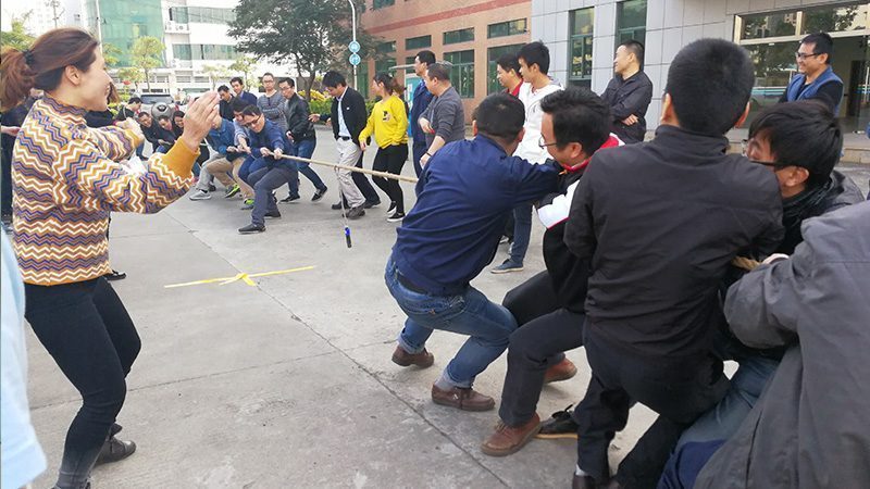 盈硕科第一届拔河比赛